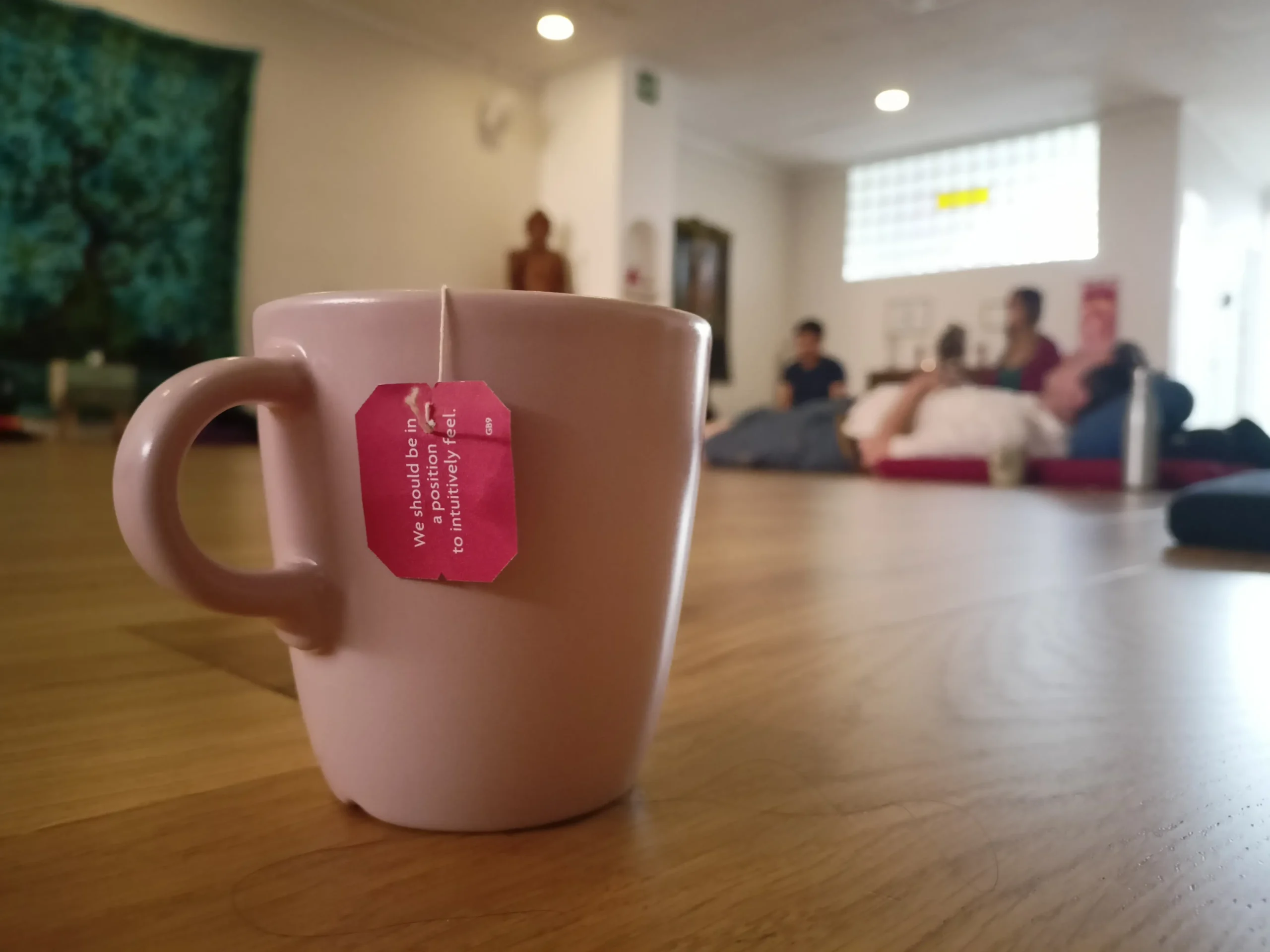 Infusión durante intensivo de meditación